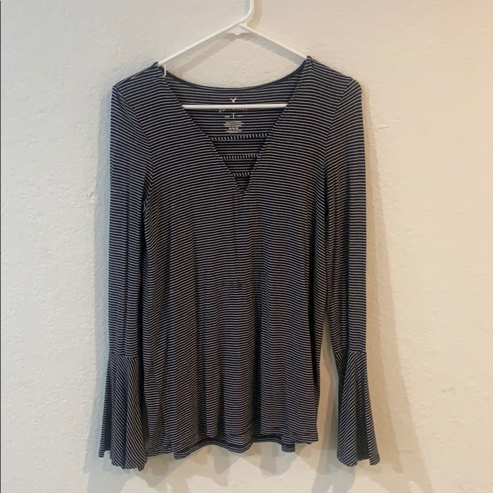 black and white strip long sleeve